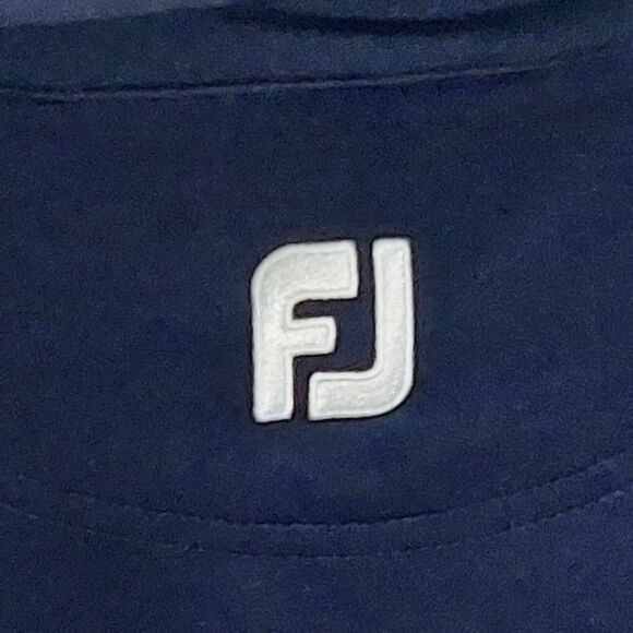 FootJoy Men's XL Lisle Colour Block Space Dye Polo Golf Cypress Run Embroidered - Picture 4 of 9